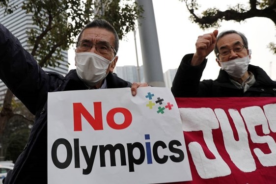  تظاهرات مخالفان المپیک در توکیو؛ به المپیک نیاز نداریم
