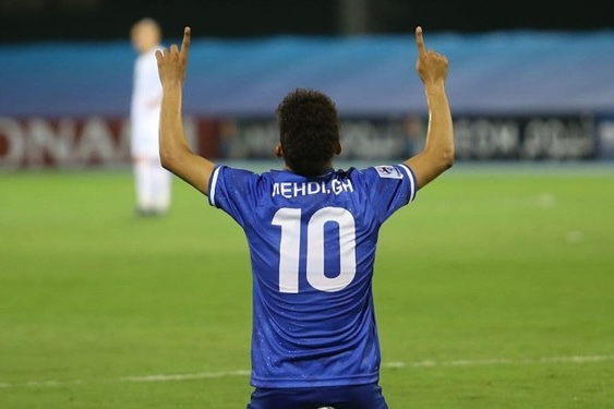 قایدی در تمرین استقلال عکس