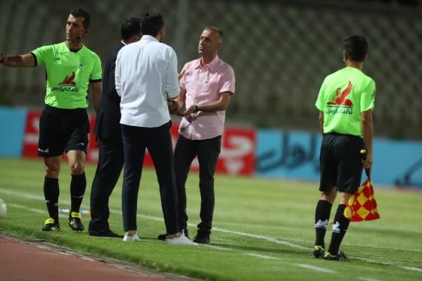  توافق مهدی رحمتی و فراز کمالوند برای آتش بس  عکس