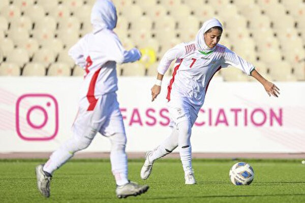  تورنمنت فوتبال نوجوانان کافا  شکست دختران نوجوان ایران مقابل ازبکستان