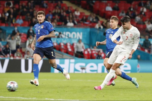  گزارش تصویری  ایتالیا 1  4 - 2  1 اسپانیا  مرحله نیمه نهایی یورو 2020