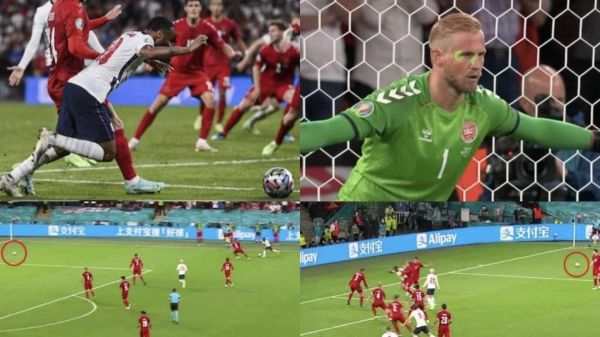 اعتراض دانمارکیها؛ از دو توپ درون زمین تا لیزر در چشمان اشمایکل