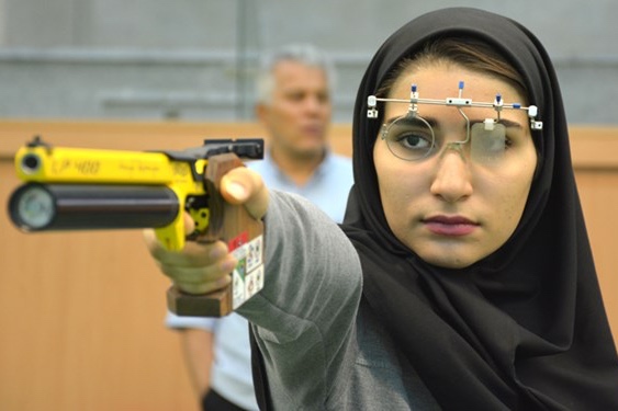  رستمیان   خوشحالم نماینده بانوان ورزشکار کشورمان هستم  خدمتی  از مردم می‌خواهم با دعای خیرشان ما را حمایت کنند