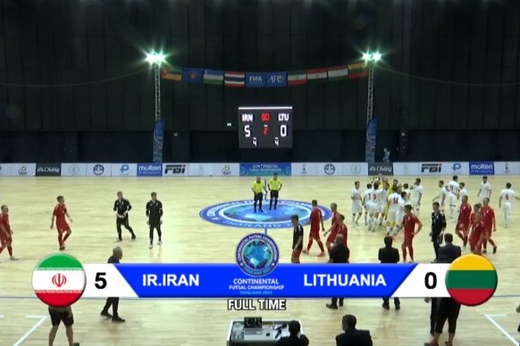  تورنمنت بین المللی فوتسال - تایلند؛ تیم ملی فوتسال ایران میزبان جام جهانی را در هم کوبید