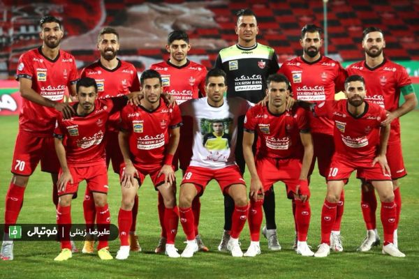 عکس نوشت پرسپوليس يك گام تا جام