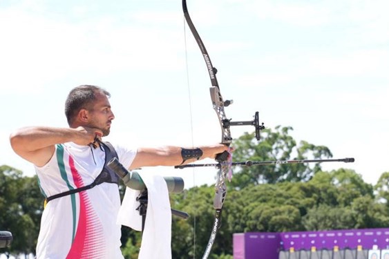  حذف وزیری از مسابقات تیراندازی با کمان