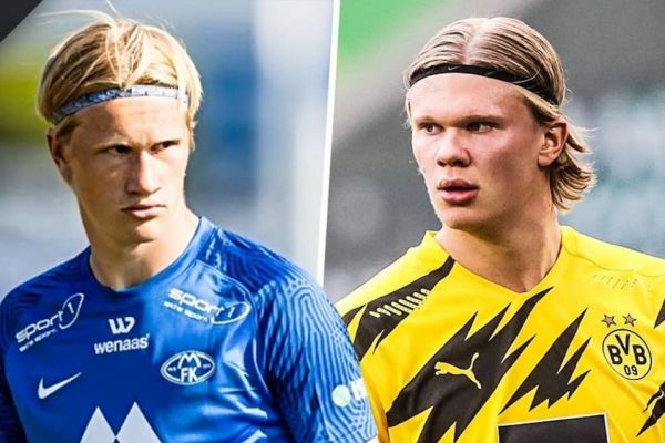  عکس؛ شروع روند گلزنی پسرخاله هالند با استایلی مشابه ستاره دورتموند