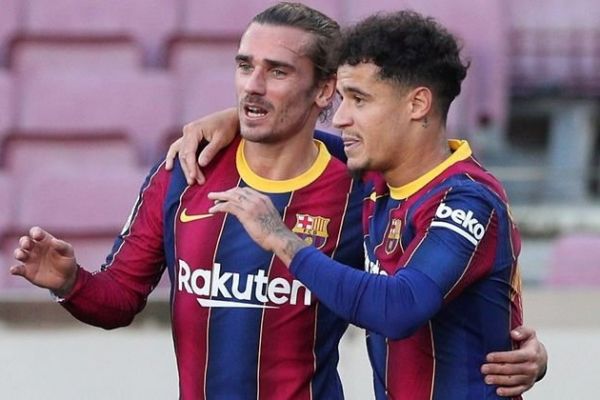  شروعی دوباره برای گریزمن و کوتینیو در بارسلونا