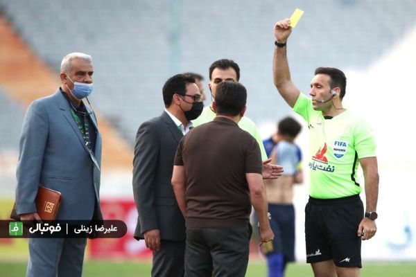 سلیمانی خطای منجر به گل گلگهر و پنالتی اول استقلال اشتباه بود کاظمی مثل متئو لاهوز قضاوت می کند