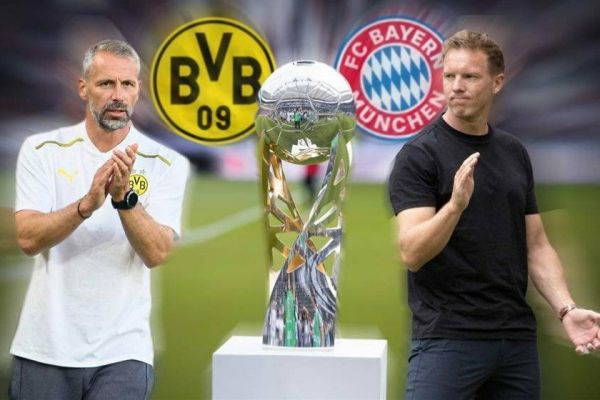  نشست خبری مربیان بایرن مونیخ و دورتموند پیش از بازی امشب سوپرجام آلمان