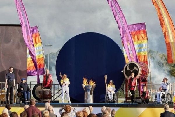  روشن شدن مشعل پارالمپیک در زادگاه جنبش پارالمپیک