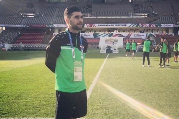  بازیکن دورگه مدافع راست تیم ملی عراق در بازی مقابل ایران