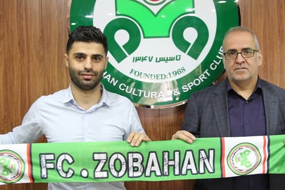  حسین ابراهیمی با عقد قرارداد به ذوب‌آهن پیوست