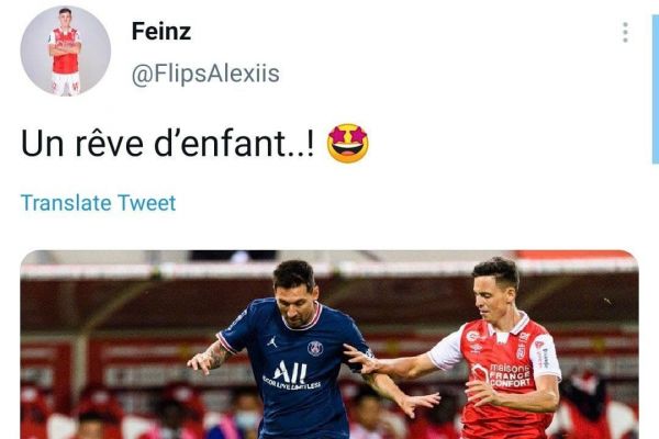  ذوق زدگی بازیکن جوان رنس از رویارویی با مسی؛ تحقق رویای کودکی