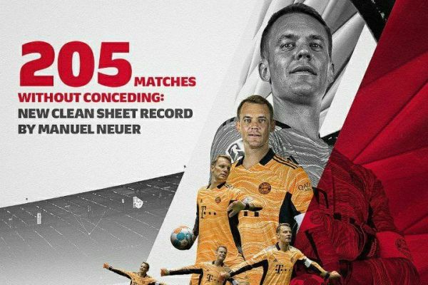  رکورد الیور کان در دستان مانوئل نویر