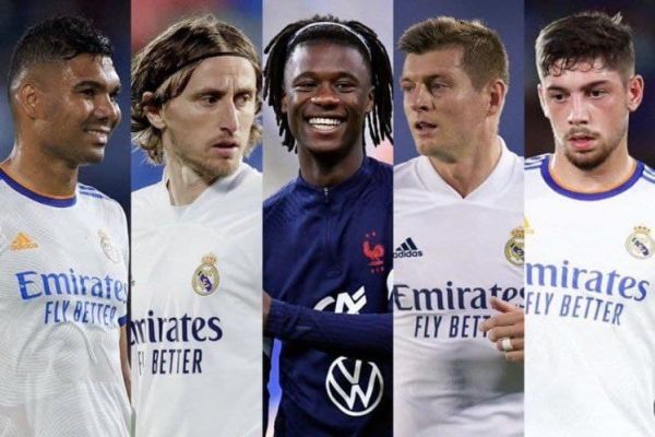  خط هافبک رویایی رئال مادرید با اضافه شدن کاماوینگا؛ بهترین خط هافبک اروپا