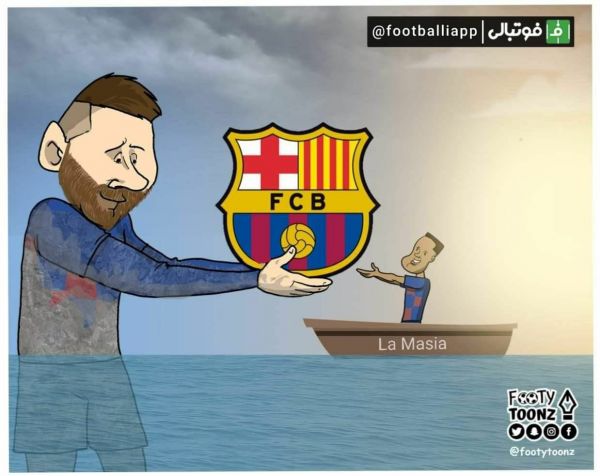  کاریکاتور  آنسو فاتی، وارث مسی