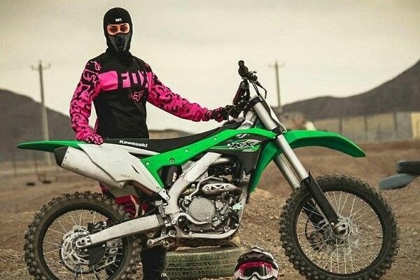  بانوی موتورسوار  حضورم در موتورکراس قهرمانی جهان اتفاقی تاریخی است