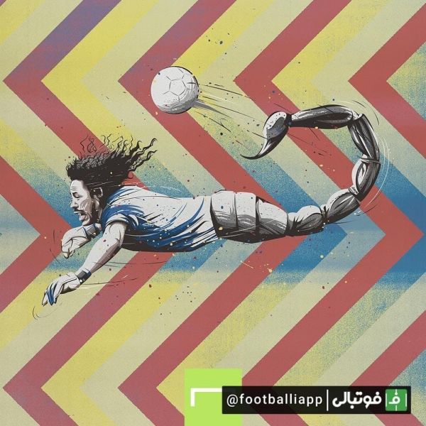  طرح اختصاصی سایت بین المللی  گل  دات کام به مناسبت بیست و ششمین سالگرد حرکت عقرب رنه هیگوئیتا در ورزشگاه ومبلی