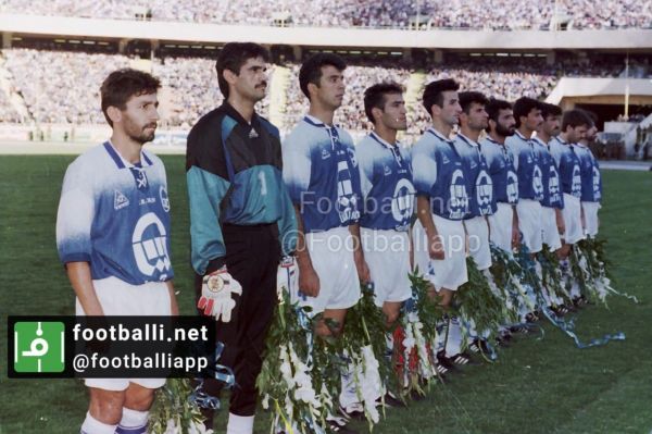  نوستالژی  ١٦ شهريور ١٣٧٥؛ ديدار برگشت مرحله يك هشتم نهايى جام‌ در جام آسيا؛ استقلال ٣ نوف باخور ازبكستان صفر؛ گلها  صمدمرفاوى، صادق ورمزيار و عليرضا منصوريان