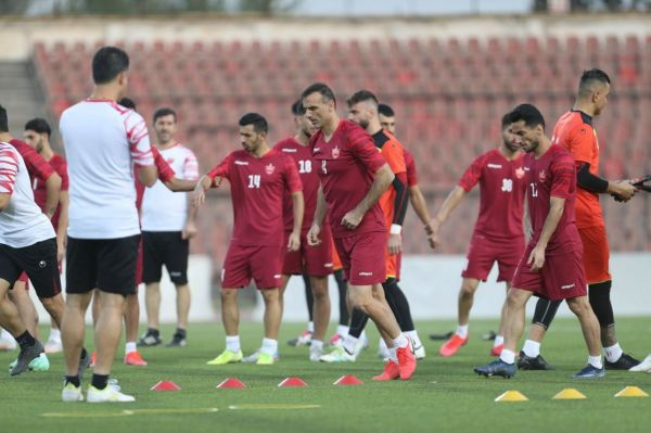 گزارش تمرین اولین تمرین پرسپولیس در دوشنبه با حضور ناظر AFC