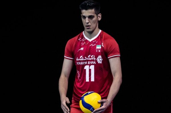 والیبال قهرمانی آسیا کاظمی؛ امتیازآورترین بازیکن دیدار ایران و چین تایپه