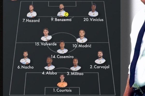  اعلام ترکیب رئال مادرید و والنسیا؛ بازگشت هازارد به ترکیب تیم آنچلوتی