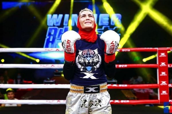  الهه منصوریان حریف چینی را ناک‌اوت کرد