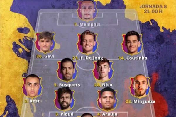  اعلام ترکیب بارسلونا و اتلتیکو مادرید؛ ترکیبی که کومان را به آخر خط می‌رساند