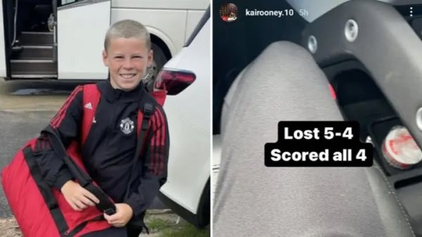  نمایش درخشان پسر وین رونی  چهار گل زد اما تیمش پنج گل خورد