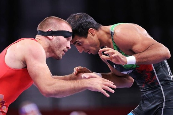 مسابقات جهانی کشتی فرنگی نماینده گرجستان هم حریف گرایی نشد صعود راحت مختاری