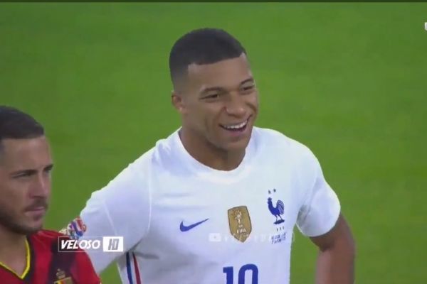  عکس؛ واکنش امباپه به  زنده باد مادرید  گفتن ادن هازارد