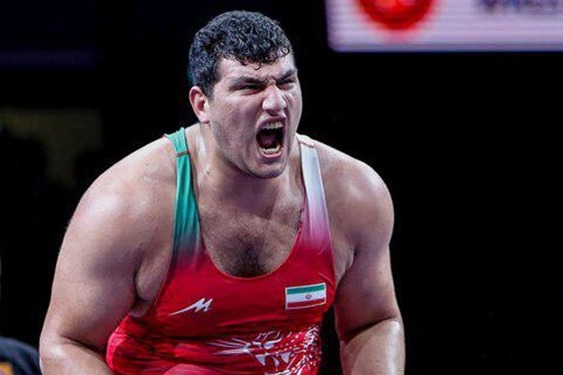  مسابقات جهانی کشتی فرنگی  سنگین‌وزن ایران نماینده میزبان را شکست داد