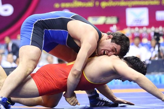 مسابقات جهانی کشتی فرنگی طاهری به یک چهارم نرسید