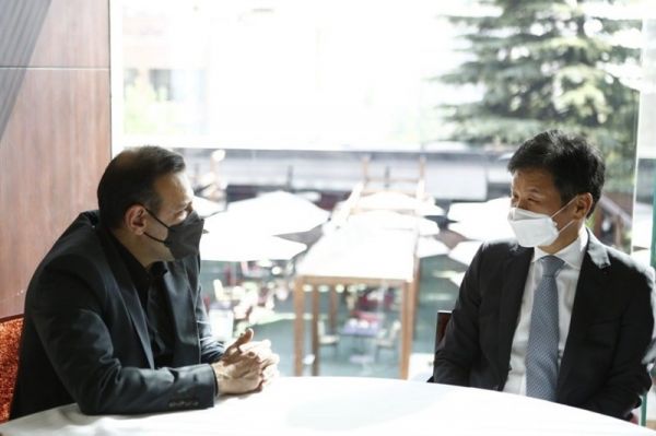 دیدار رؤسای فدراسیون فوتبال ایران و کرهجنوبی