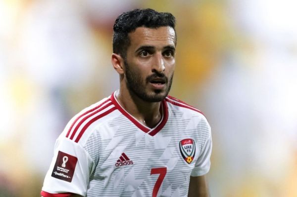  طلسم مسی روی ساق مهاجم تیم ملی امارات   عکس