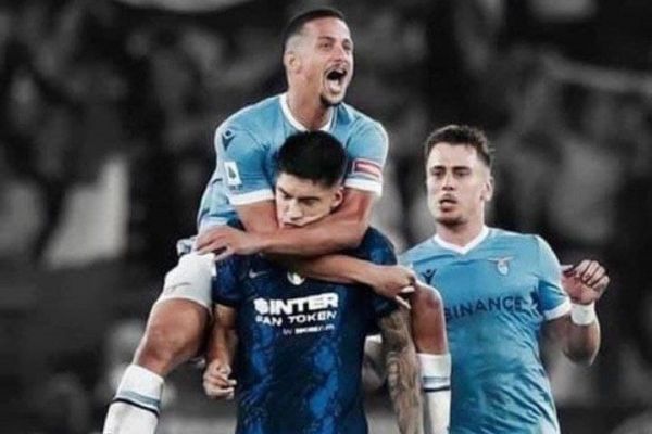  خوشحالی عجیب مدافع لاتزیو که باعث اخراجش شد؛ پریدن روی بازیکن اینتر