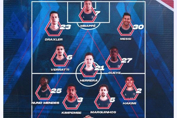  اعلام ترکیب پاریسن ژرمن و لایپزیش؛ چه کسی کنار مسی و امباپه قرار گرفت