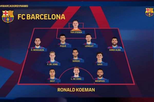 ترکیب بارسلونا و دیناموکیف؛ کومان «جانشین مسی» را به خاطر الکلاسیکو کنار گذاشت