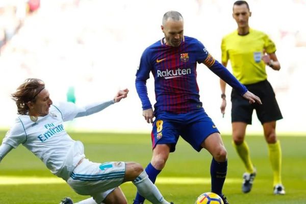  ترکیب بارسلونا در ال کلاسیکو از نگاه اینیستا  عکس