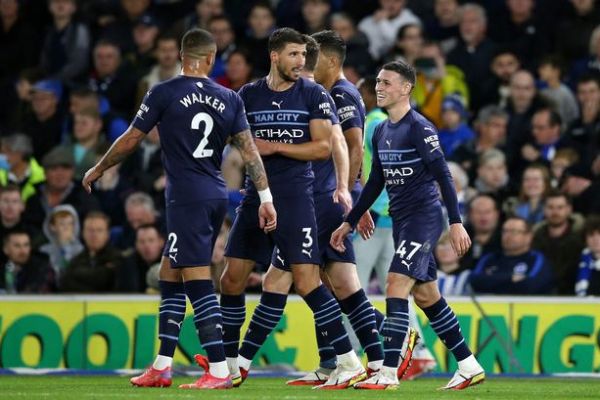 پیروزی بی دردسر منچسترسیتی در برابر برایتون سیتیزنها در تعقیب چلسی