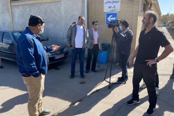  درگیری لفظی معمایی و مهاجری در تمرین شهرخودرو  پا درمیانی یک لیدر برای حل مشکل