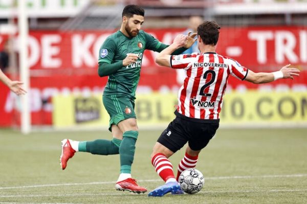  پیروزی فاینورد در دربی روتردام با حضور ۸۳ دقیقه‌ای جهانبخش