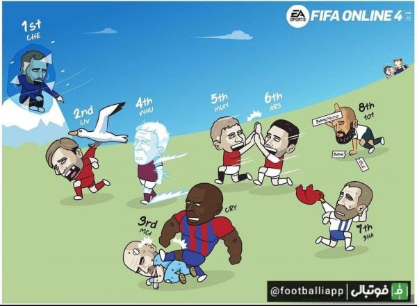  کاریکاتور  خلاصه این هفته لیگ برتر انگلیس