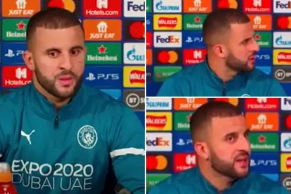 واکنش مدافع منچسترسیتی به اشتباه مضحک یک خبرنگار گیج