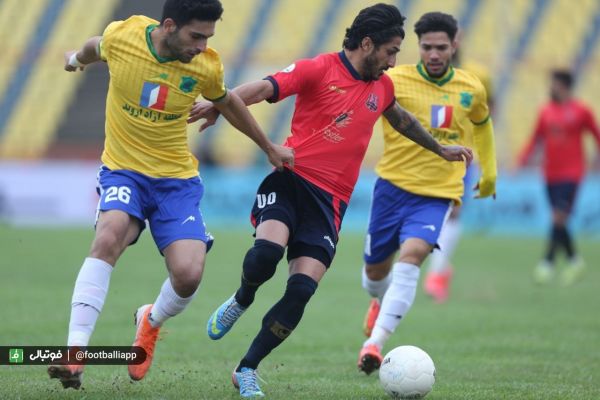 نساجی صفر - صنعت نفت ۲ نوبرانه علی منصور با شکست نساجی بی ساکت فریاد برزیلی ها در ساری