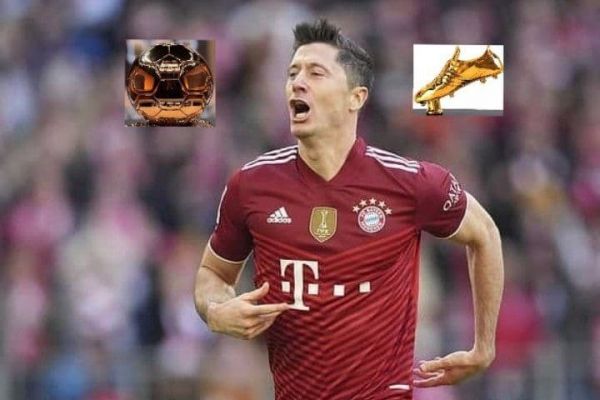 دوباره رکورد و رکوردشکنی، دوباره گلزن لهستانی بایرن لواندوفسکی توپ و کفش طلا را با هم می خواهد