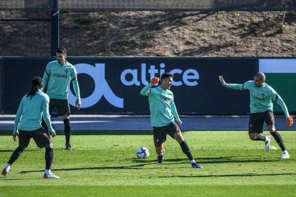  عکس؛ تمرین شاد رونالدو در پرتغال به همراه دوست قدیمی خود در رئال مادرید