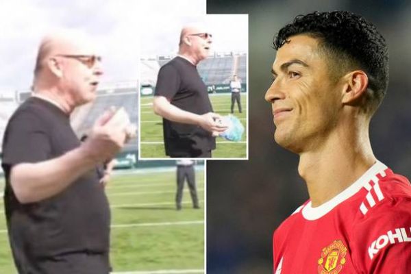  گاف مالک منچستریونایتد در زمان سخنرانی در مورد رونالدو