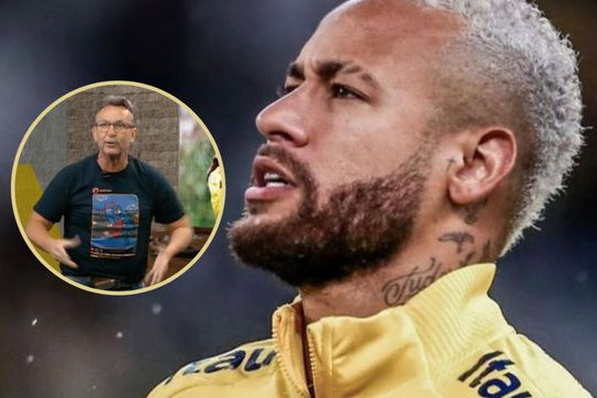 حمله مجری برزیلی به نیمار ادعا میکند که مصدوم است اما در مهمانی میرقصید